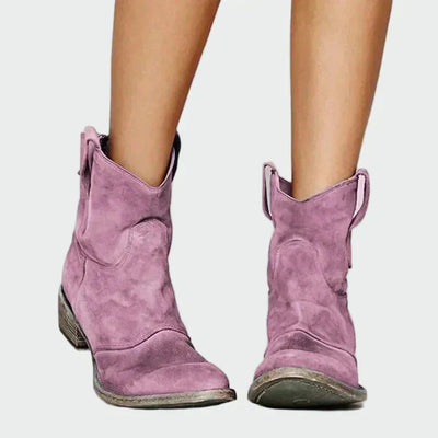 Marisela™ | Botines Retro de Estilo Occidental para Mujer