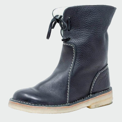 Alba | Botines de Cuero Impermeables con Aislamiento de Lana