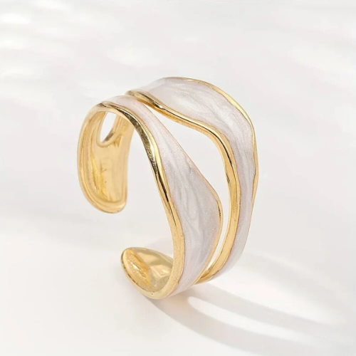 Vanesa - Anillo Vintage de Oro Blanco