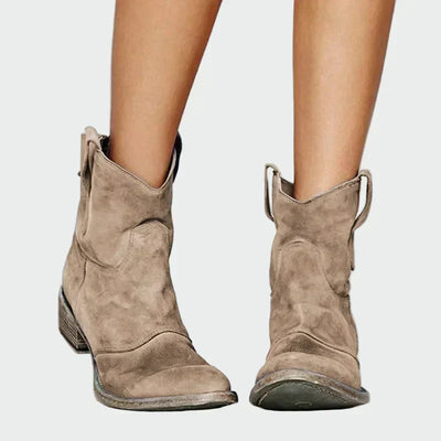 Marisela™ | Botines Retro de Estilo Occidental para Mujer
