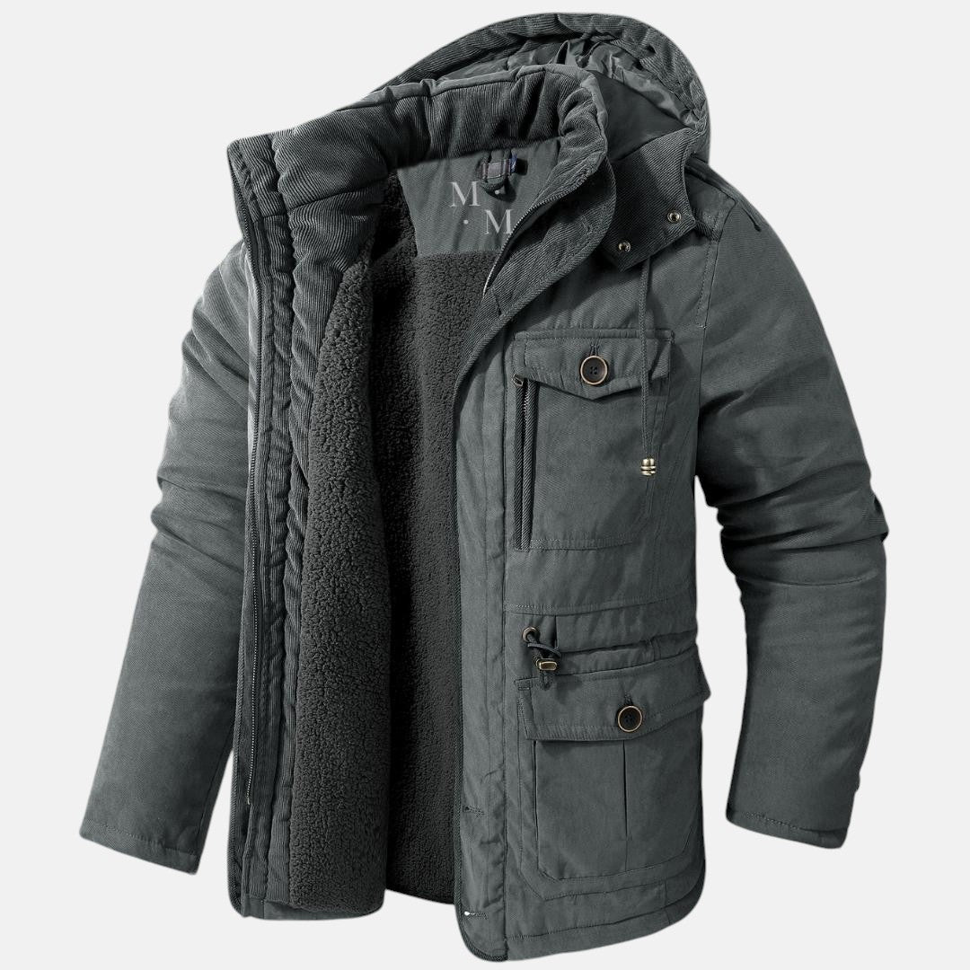 Manuel | Chaqueta de Invierno con Capucha para Hombre