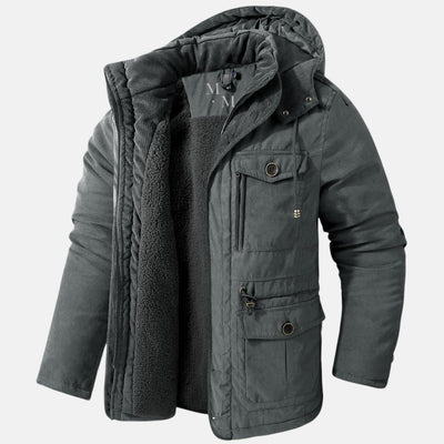 Manuel | Chaqueta de Invierno con Capucha para Hombre