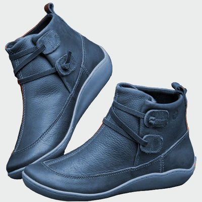Zoe | Botines Ortopédicos de Cuero de Alta Calidad con Soporte