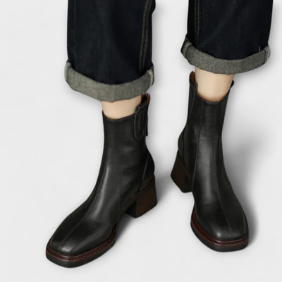 Nayara | Botas de Cuero Suave y Duraderas para Mujer, Perfectas para Cualquier Ocasión