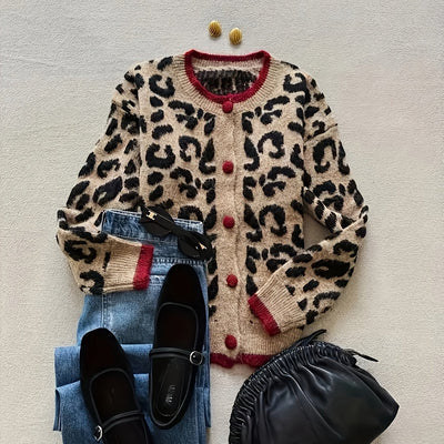 Leo™ | Cárdigan Leopardo
