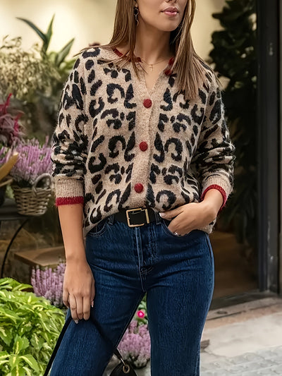 Leo™ | Cárdigan Leopardo