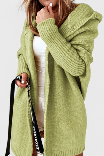 Cárdigan Oversized Lovisa con Capucha de Punto