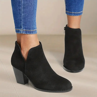 Bruna™ | Botines con Tacón Ancho