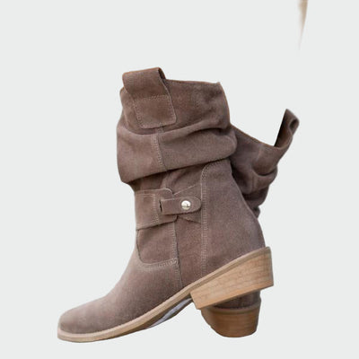 Eva | Botas Casual de Gamuza Suave con Toque Moderno