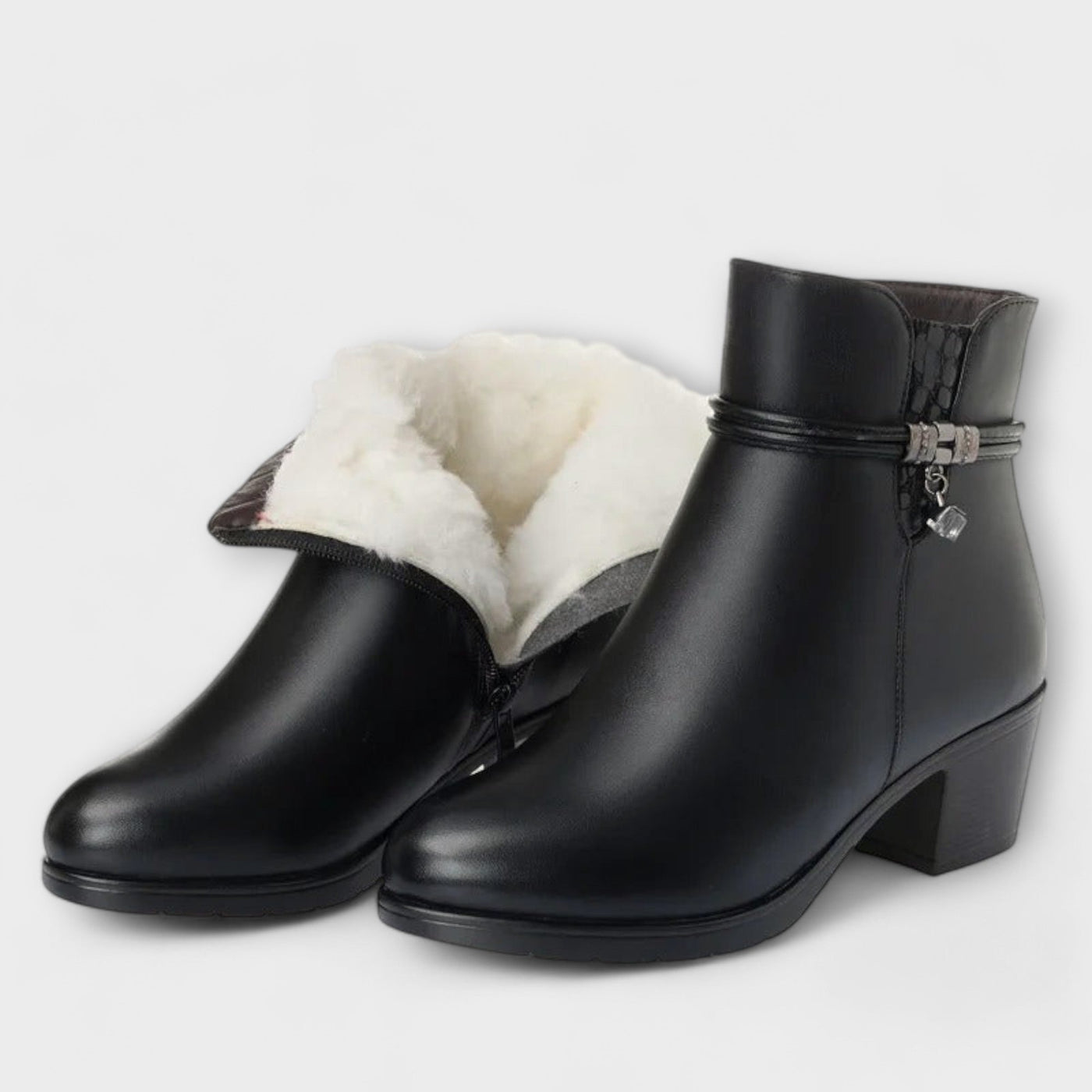 Rocío | Botín de Invierno Elegante y Cómodo con Cremallera