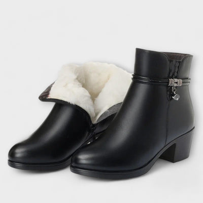 Rocío | Botín de Invierno Elegante y Cómodo con Cremallera