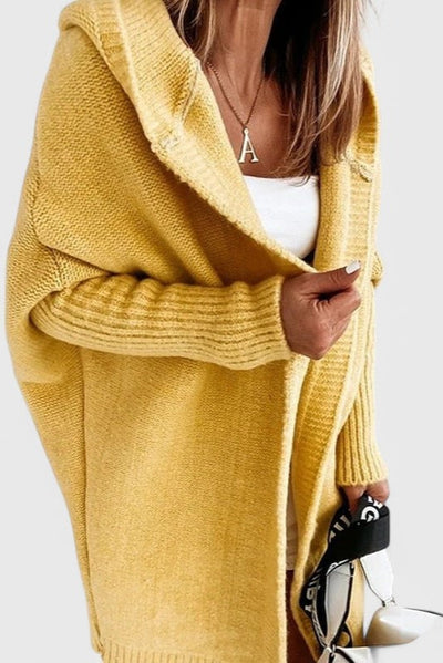 Cárdigan Oversized Lovisa con Capucha de Punto