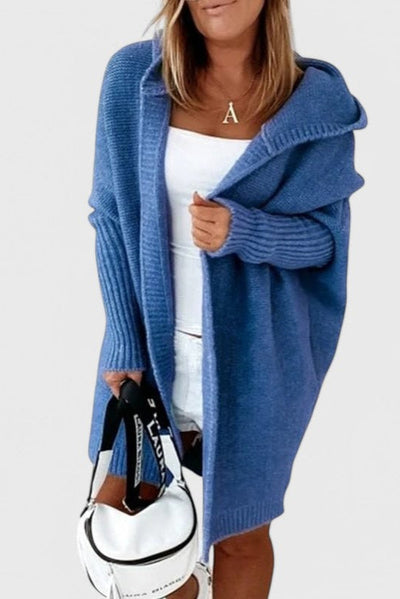 Cárdigan Oversized Lovisa con Capucha de Punto
