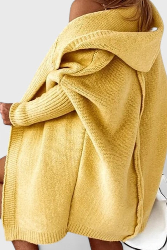 Cárdigan Oversized Lovisa con Capucha de Punto