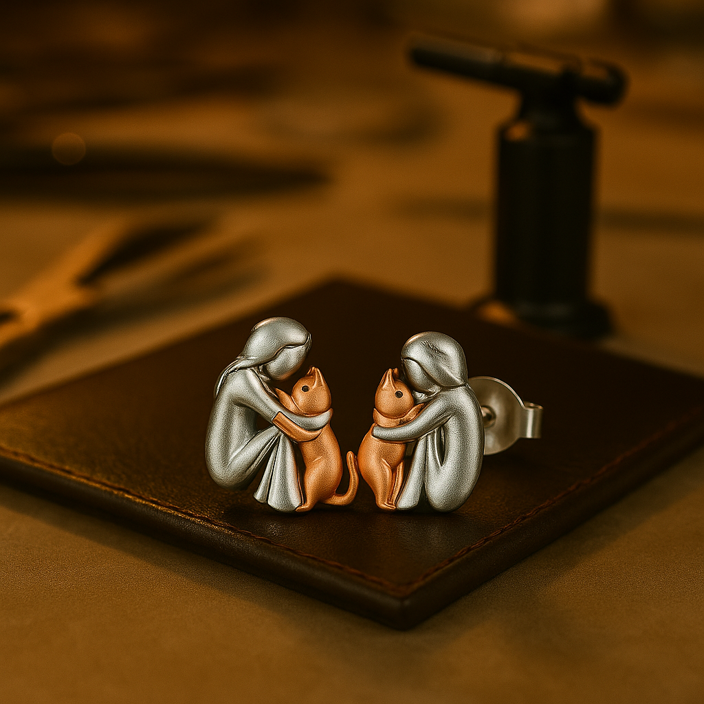 Miaou™ | Pendientes Gato