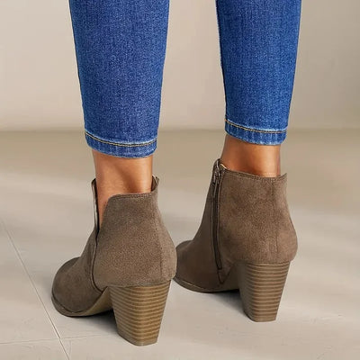 Bruna™ | Botines con Tacón Ancho