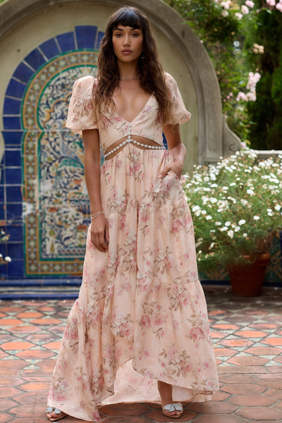 Amama™ | Vestido de decoración melocotón