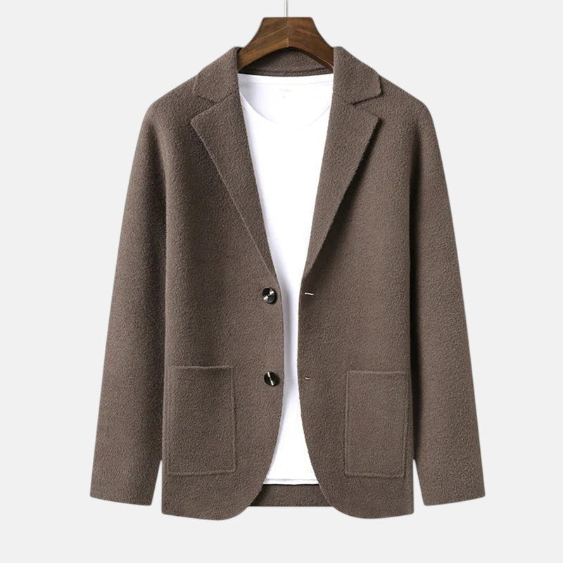 Santi | Blazer Cardigan con Bolsillos de Parche