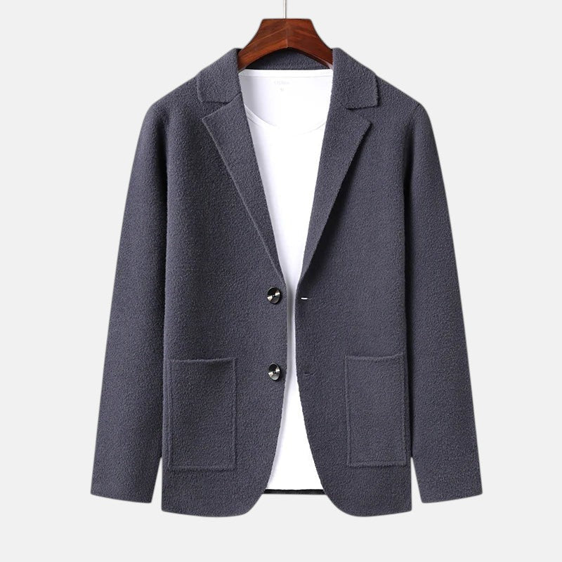 Santi | Blazer Cardigan con Bolsillos de Parche