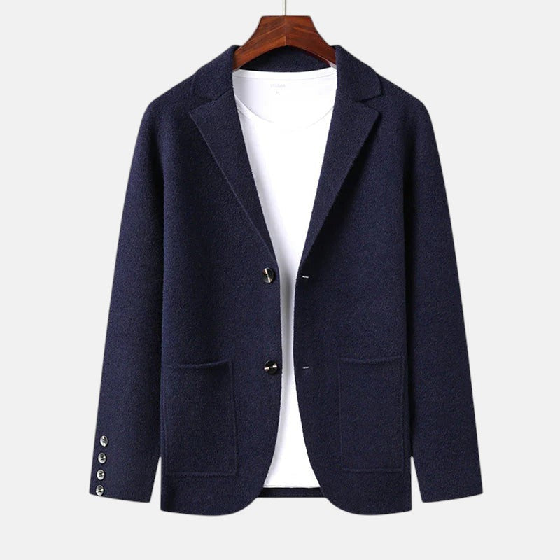 Santi | Blazer Cardigan con Bolsillos de Parche