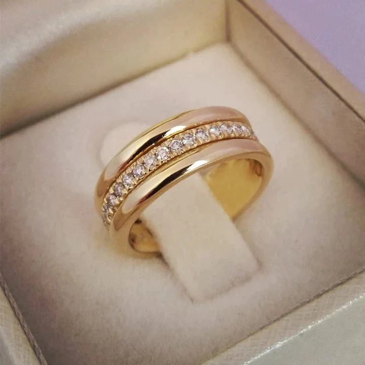 Juana - Anillo Vintage con Zircón Incrustado