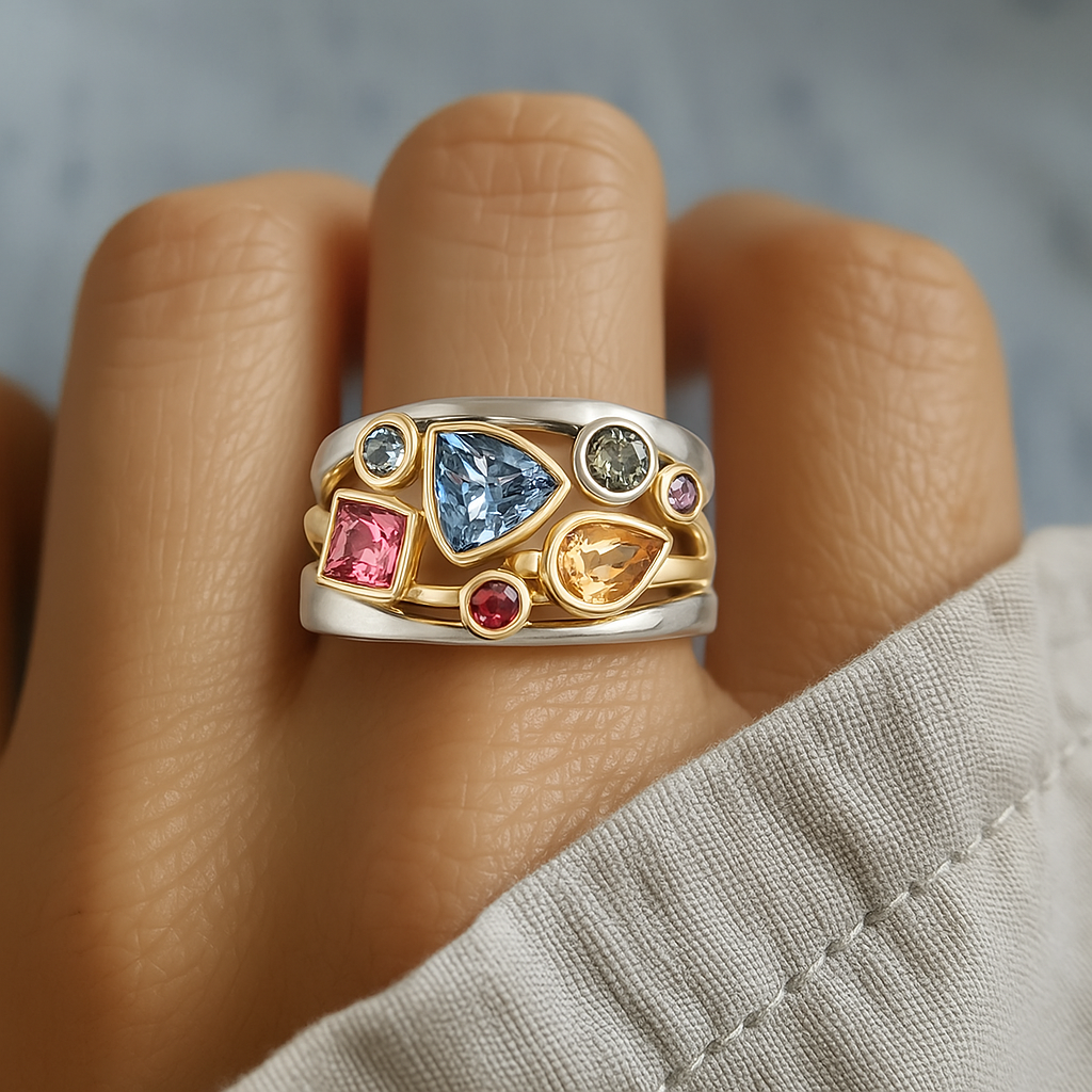 Anillo Vintage con Zircón Bunter