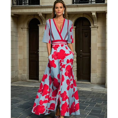 Elia™ | Vestido elegante con estampado floral