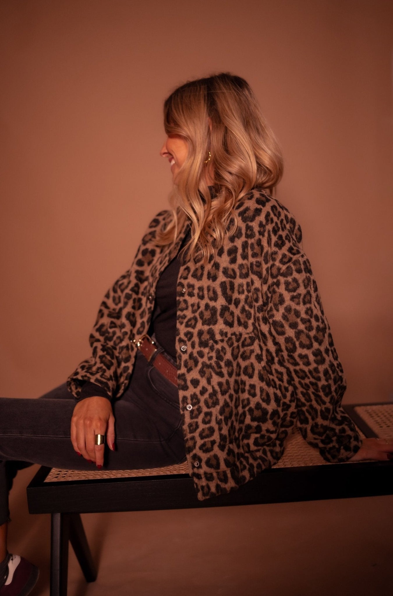 Chiara™ | Chaqueta Corta con Estampado de Leopardo