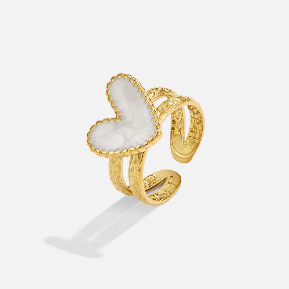 'Corazón Puro' Anillo de Oro de 18k