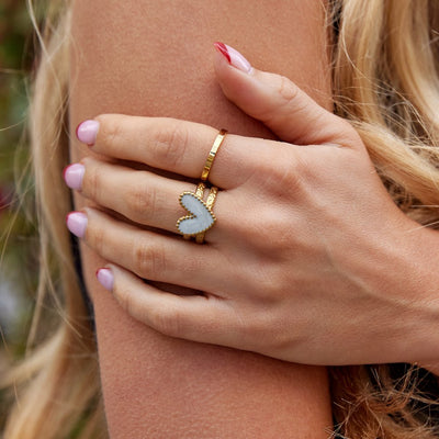 'Corazón Puro' Anillo de Oro de 18k