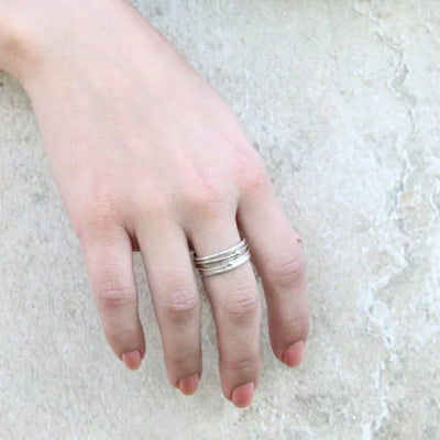 Lidia - Anillo Vintage de Plata con Baño de Oro